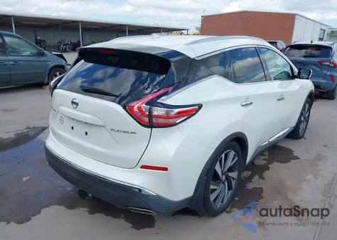 2015 Nissan Murano Platinum z USA, uszkodzony, nr VIN 5N1AZ2MG0FN241397